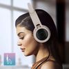 Cascos Estéreo Bluetooth 5.0 Diseño Gatito Con Luces Autonomía 12h - Beige