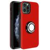 Carcasa Iphone 11 Pro Max Protectora Anilla-soporte – Rojo