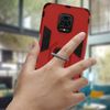 Carcasa Xiaomi Redmi Note 9s / 9 Pro / 9 Pro Max Anillo-soporte Metálico – Rojo