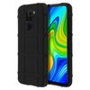 Carcasa Protectora Xiaomi Redmi Note 9 De Silicona En Relieve - Negro