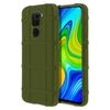 Carcasa Protectora Xiaomi Redmi Note 9 De Silicona En Relieve - Verde