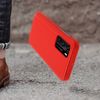 Funda Huawei P40 Con Ventana Inteligente Rígida - Rojo