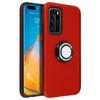 Carcasa Huawei P40 Protectora Anilla-soporte – Rojo