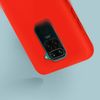 Carcasa Silicona Xiaomi Redmi Note 9 Semirrígida Mate - Rojo
