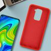 Carcasa Silicona Xiaomi Redmi Note 9 Semirrígida Mate - Rojo