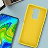 Carcasa Silicona Xiaomi Redmi Note 9 Semirrígida Mate - Amarillo