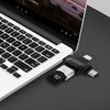 Lector Tarjetas Micro-sd 4 En 1 Usb-c/lightning/micro-usb/usb - Hl107 Negro