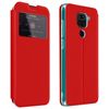 Funda Xiaomi Redmi Note 9 Cartera Con Ventana F. Soporte - Rojo