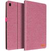 Funda Samsung Galaxy Tab A7 10.4 2020 De Tela, Cartera Y Soporte, Canvas - Rosa