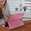 Funda Samsung Galaxy Tab A7 10.4 2020 De Tela, Cartera Y Soporte, Canvas - Rosa