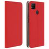 Funda Smart Xiaomi Redmi 9c Y 10a Cierre Magnético F. Soporte – Rojo