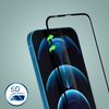 Protector Iphone 12 Pro Max Cristal Templado Flexible 5d Full Hd - Negro
