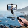 Palo Selfie + Trípode Bluetooth Con Mando Y Brazo Extensible 68 Cm - Negro