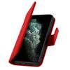 Funda De Piel Premium Iphone 11 Pro Max Tarjetero F. Soporte - Rojo