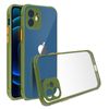 Funda Iphone 12 / 12 Pro Antideslizantes Bordes Elevados De Cámara - Verde