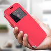 Funda Iphone 12 Pro Max Cartera Con Ventana F. Soporte - Rojo