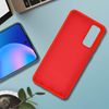 Carcasa Silicona Huawei P Smart 2021 Semirrígida Mate Suave - Rojo