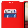 Funda Samsung Galaxy A12 Libro Billetera F. Soporte – Rojo