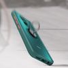 Funda Carcasa Xiaomi Redmi Note 9 Dos Materiales Anillo Metálico Soporte Verde