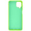 Funda Carcasa Samsung Galaxy A12 Silicona Flexible Acabado Tacto Suave Verde