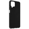 Carcasa Protectora Samsung Galaxy A12 De Silicona Flexible – Negro