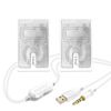 Altavoces Cable Jack 3,5mm 3w X 2 Linq A2035 Blanco