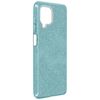 Samsung Galaxy A12 Funda De Silicona De Lentejuelas Desmontable Azul