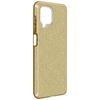 Samsung Galaxy A12 Funda De Silicona De Lentejuelas Desmontable Oro