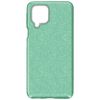 Samsung Galaxy A12 Funda De Silicona De Lentejuelas Desmontable Verde