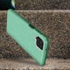 Samsung Galaxy A12 Funda De Silicona De Lentejuelas Desmontable Verde