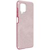 Samsung Galaxy A12 Funda De Silicona De Lentejuelas Desmontable Rosa