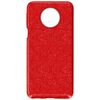 Funda Xiaomi Redmi Note 9t 5g Purpurina Extraíble Silicona Semirrígida Rojo