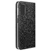 Funda Samsung Galaxy A32 5g Lentejuelas Brillante Tarjetero Soporte Vídeo Negro