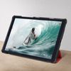 Funda Lenovo Tab M8 Soporte Vídeo Teclado Diseño Elegante Rojo