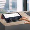 Funda Lenovo Tab M8 Soporte Vídeo Teclado Diseño Elegante Rojo