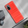 Funda Redmi Note 10 Pro Flexible Reforzadas Carbono Efecto Cepillado Rojo