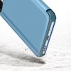 Funda Xiaomi Redmi Note 10 Pro Cierre Translúcido Espejo Soporte Azul