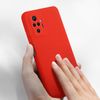 Funda Carcasa Xiaomi Redmi Note 10 Pro Silicona Flexible Tacto Suave Rojo