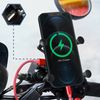 Soporte Para Moto Cargador Inalámbrico Qi 10w + Usb Qc 3.0 Retrovisor Manillar