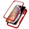 Carcasa Para Iphone Xs Max Plexiglás Y Polímero Contorno Rojo