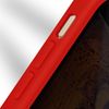 Carcasa Para Iphone Xs Max Plexiglás Y Polímero Contorno Rojo