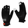 Guantes Táctiles Rígidos Talla Xs Antideslizantes Bandas Reflectantes - Negro