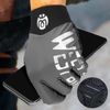 Guantes Bicicleta Táctiles Palma Antideslizante West Biking Xs Gris