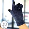 Guantes Táctiles Universales Función Táctil Extensible Unisex Azul