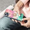 Carcasa Iphone 13 Pro Max Anillo Sujeción Diseño Escamas - Multicolor