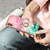 Carcasa Iphone Xs Max Anillo Sujeción Diseño Escamas - Multicolor