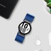 Correa Samsung Galaxy Watch 4 Nailon Tejido Ajustable Azul