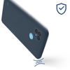 Funda Realme C21 Silicona Flexible Acabado Mate Antimanchas Azul