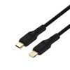 Cable Usb-c A Lightning Carga Sincronización Rápida Silicona Resistente 1m Negro