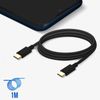 Cablw Usb-c A Usb-c Power Delivery Transferencia Rápida 1m Negro